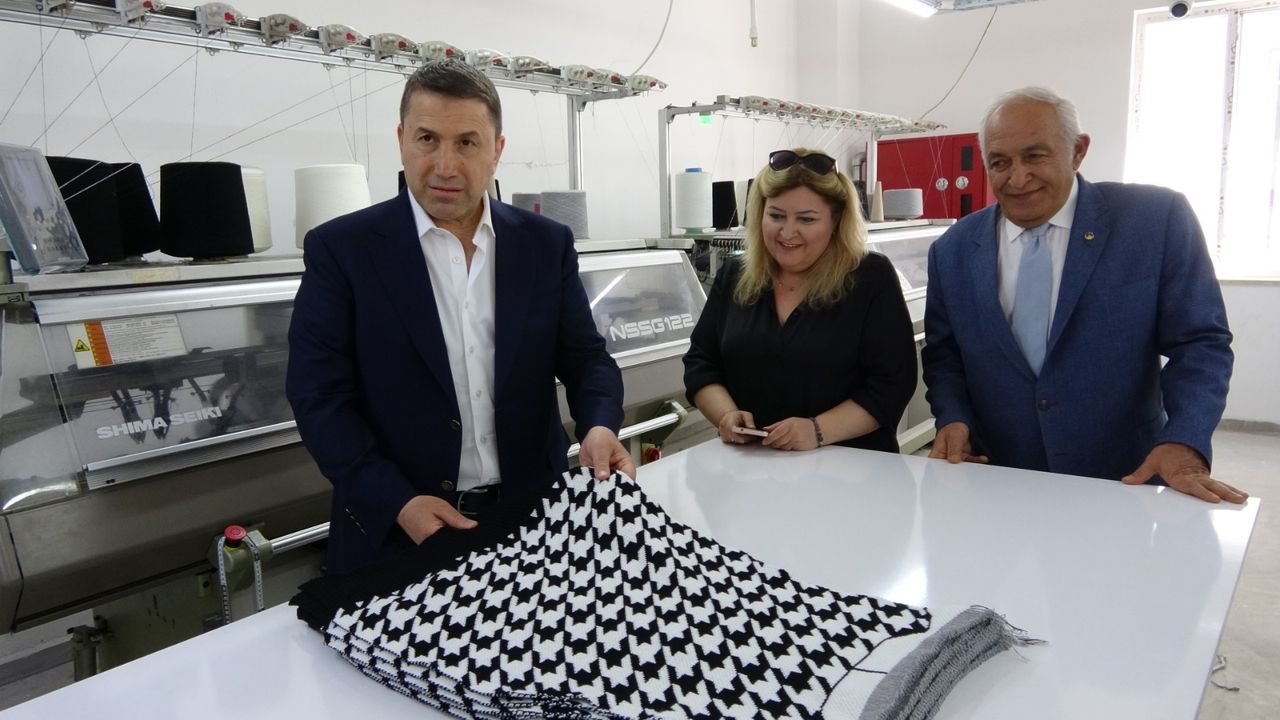 STSO Başkanı Kuzu, Siirt'te yeni açılan tekstil fabrikasını inceledi