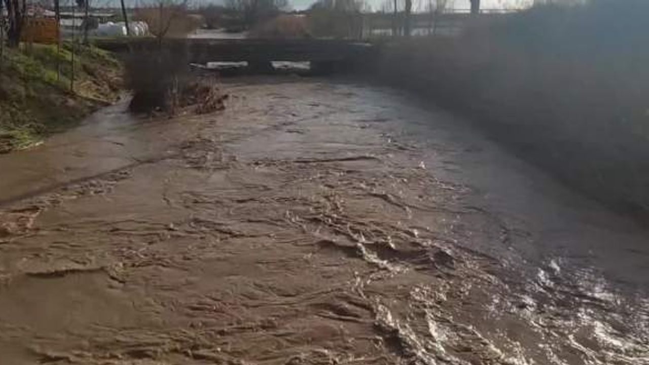 Siirt’te yağışlar sonrası derelerdeki su seviyesi yükseldi
