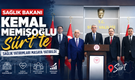 Sağlık Bakanı Kemal Memişoğlu Siirt'te: Sağlık Yatırımları Masaya Yatırıldı