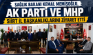 Sağlık Bakanı Memişoğlu'ndan AK Parti ve MHP Siirt İl Başkanlıklarına Ziyaret