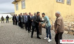 Ak Parti Siirt İl Başkanı Olğaç, köylülerle bir araya geldi
