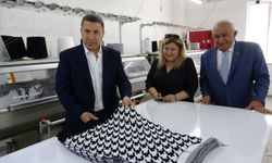 STSO Başkanı Kuzu, Siirt'te yeni açılan tekstil fabrikasını inceledi