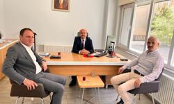 Başkan Özcan, Ziraat Bankası Müdürü Demirer'i ziyaret etti