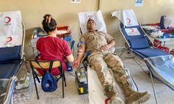 Siirt’te jandarma personeli kan bağışında bulundu