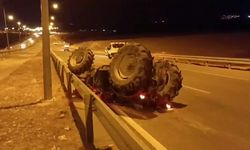 Siirt’te traktör takla attı: 1 yaralı