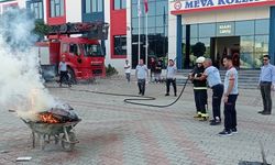 Siirt’te okulda yangın tatbikatı