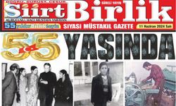 Siirt Birlik Gazetesi 55 Yaşında!