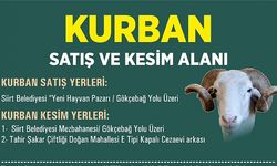 Siirt’te Kurban Kesim ve Satış Yerleri Belirlendi