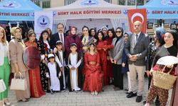 Siirt’te kursiyerler el emeği ürünlerini sergiledi