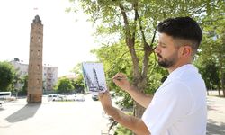 Doğasever öğretmen Siirt'in güzelliklerini resmederek tanıtıyor