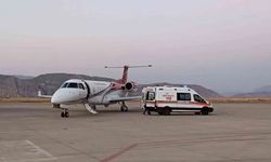 Siirt’te ambulans uçak 7 yaşındaki çocuk için havalandı