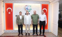 Vali Kızılkaya ve ATO Başkanı Baran’dan Siirt TSO Başkanı Kuzu’ya Ziyaret