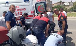 Siirt’te otomobil ile motokurye çarpıştı: 1 yaralı