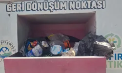 Keşan’da giysi toplama kutularında çöp tepkisi!