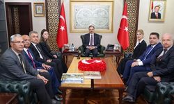 Vali Kızılkaya, TKDK Heyetini Kabul Etti