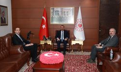 Hemşehrimiz İş Başmüfettişi  Uğur Mavi’den Zonguldak Valisi Osman Hacıbektaşoğlu’na Ziyaret