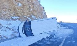 Siirt–Eruh Karayolunda Buzlanma Kazaya Neden Oldu