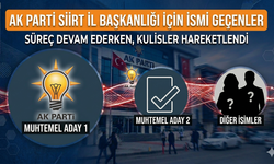 İşte AK Parti Siirt İl Başkanlığı İçin İsmi Geçenler