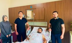 Siirt'te Beton Mikserine Kaptırdığı Bacağı Başarılı Ameliyatla Kurtarıldı
