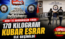 Siirt Polisi Zehir Tacirlerine Göz Açtırmadı: 170 Kilo Esrar Ele Geçirildi