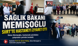 Sağlık Bakanı Memişoğlu, Siirt'teki Hastane Ziyaretinde Başhekim Yolbaş'tan Bilgi Aldı