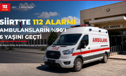 Siirt’in 112 filosunda yaş sorunu: 38 aracın 14’ü yaşlı