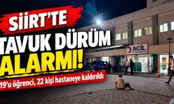 Siirt’te Tavuk Dürüm Alarmı: 22 Kişi Hastaneye Kaldırıldı