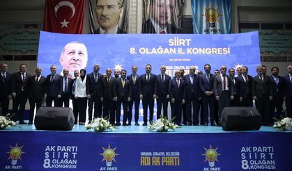 AK Parti Siirt 8. Olağan İl Kongresi coşkuyla gerçekleştirildi