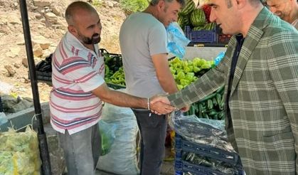 Kayabağlar Belediye Başkanı Hasan Nas, Pazarcı Esnafı ve Vatandaşlarla Bir Araya Geldi