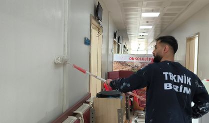 Siirt Eğitim ve Araştırma Hastanesi’nde Yenileme Çalışmaları  Devam Ediyor