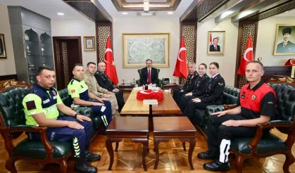 Jandarmadan Vali Kızılkaya’ya Ziyaret