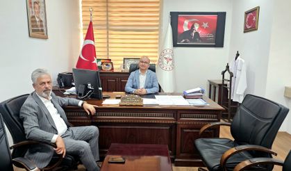 Tillo Belediye Başkanı Aydın'dan Başhekim Prof. Dr. Yolbaş'a Ziyaret