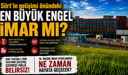 Siirt'in Gelişiminin Önündeki En Büyük Engel İmar mı?