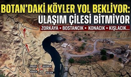Siirt Botan'daki Köyler Virajlarla Uzayan Çileli Yola Çözüm Bekliyor
