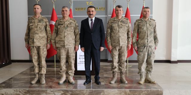 Jandarma Genel Komutan Yardımcısı Orgeneral Çardakcı'dan Siirt'e ziyaret