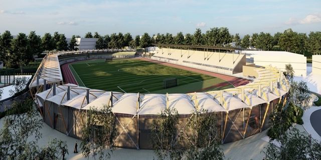 Siirt Atatürk Stadı'na yenileme çalışmaları sürüyor