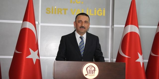 Siirt Valisi Hacıbektaşoğlu’ndan kutlama mesajı