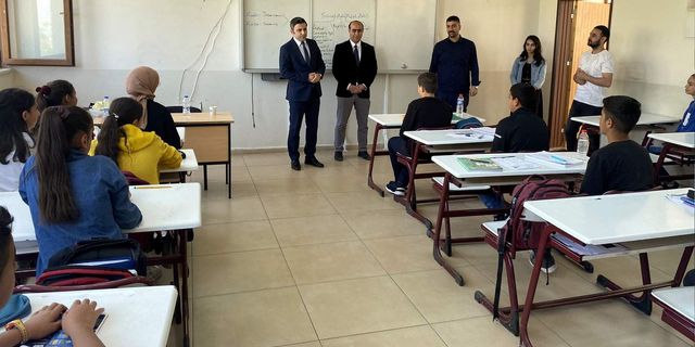 Şirvan İlçe Kaymakamı Bütün’den öğrencilere moral ziyareti