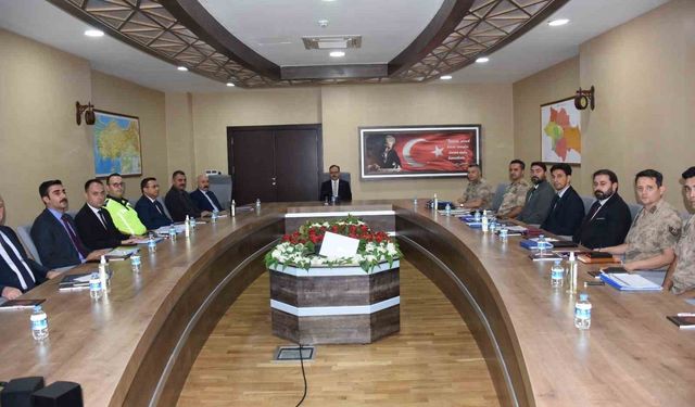 Siirt’te okullarda alınacak önlemler masaya yatırıldı