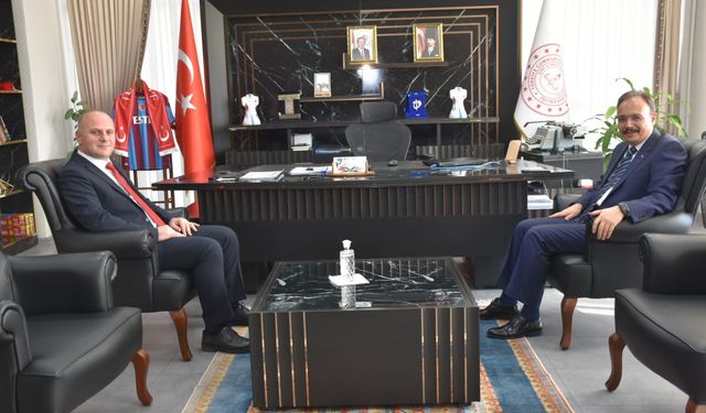 Siirt Valisi Kızılkaya, İl Milli Eğitim Müdürü Sadoğlu'nu ziyaret etti