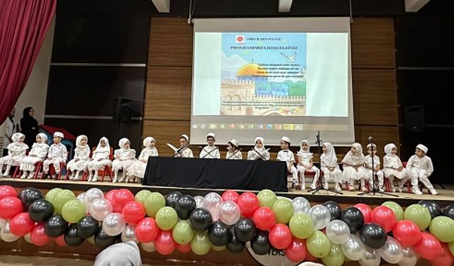 Siirt’te Kur’an Kursu öğrencilerinden Filistin’e destek