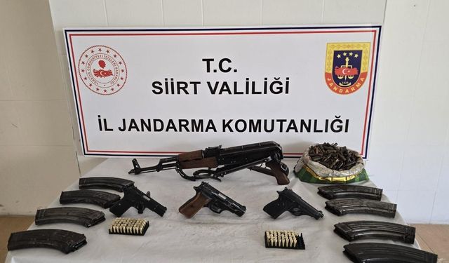 Siirt’te silah kaçakçılığı yapan 2 şüpheli yakalandı