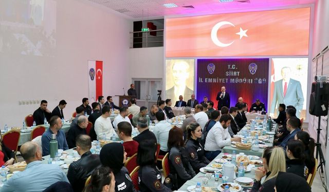 Vali Dr. Kemal Kızılkaya, Emniyet Teşkilatıyla İftar Programında Buluştu!