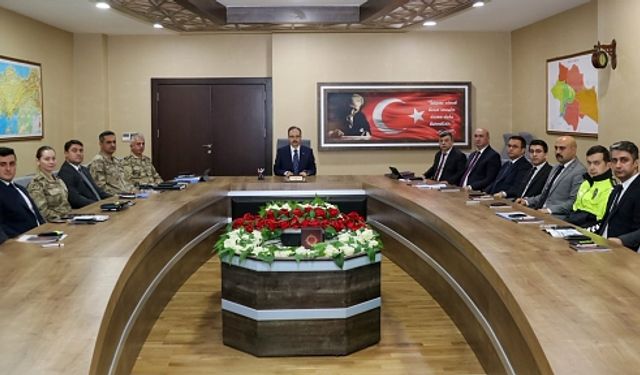 Siirt’te güvenlik ve asayiş koordinasyon toplantısı gerçekleştirildi