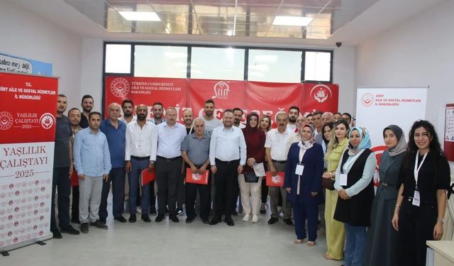 Siirt’te “2025 Yılı Yaşlılık Çalıştayı” Başarıyla Tamamlandı