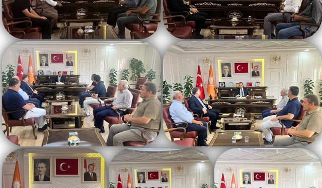 AK Parti Siirt İl Başkanı Av. Bahri Caner Özturan Halkla Bire Bir Temasta