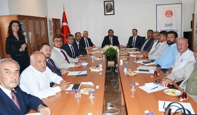 Siirt’te Koruma Kurulu Eylül Ayı Toplantısı Gerçekleştirildi