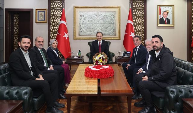 Eczacılar Odasından Vali Kızılkaya'ya Ziyaret