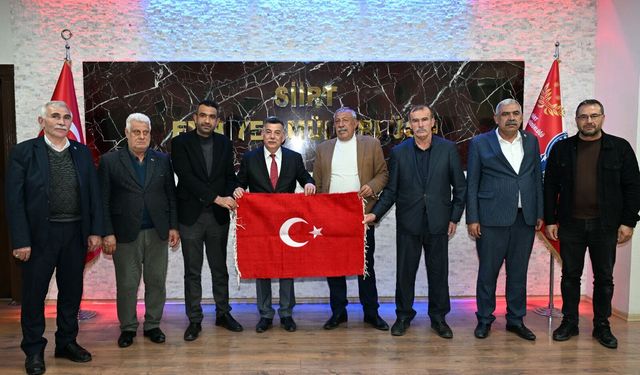 Siirt'te Şehit ve Gazi Ailelerinden Polise Anlamlı Ziyaret