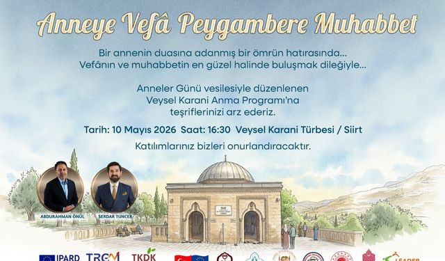 Siirt’te Anneler Günü’ne Özel Anlamlı Program